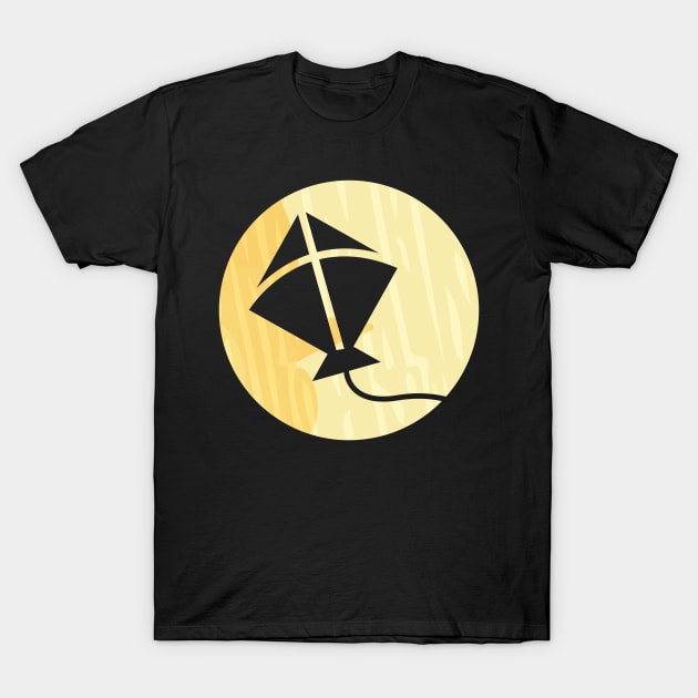 Kite flying Hang gliders Autumn Icon T-Shirt by Foxxy Merch